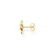 Thomas Sabo Charm Club Yellow Gold Plated Sterling Silver Seahorse Single Ear Stud, H2236-414-14_2.