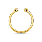 Thomas Sabo Charm Club Yellow Gold Plated White Stone Dots Ring D