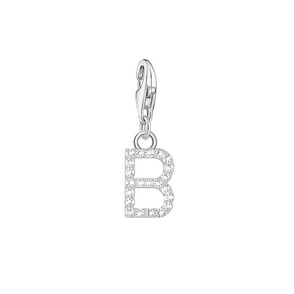 Thomas Sabo Charmista Sterling Silver Letter B Charm Pendant