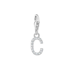 Thomas Sabo Charmista Sterling Silver Letter C Charm Pendant