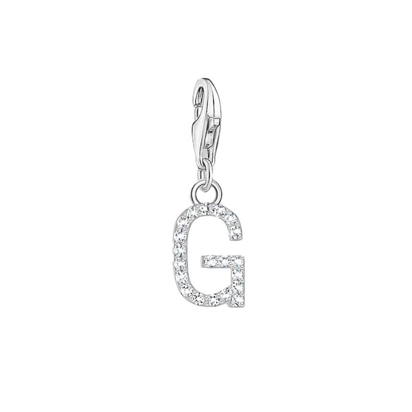 Thomas Sabo Charmista Sterling Silver Letter G Charm Pendant\