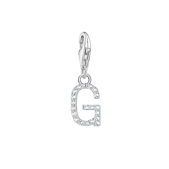 Thomas Sabo Charmista Sterling Silver Letter G Charm Pendant\