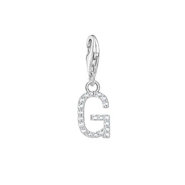 Thomas Sabo Charmista Sterling Silver Letter G Charm Pendant\