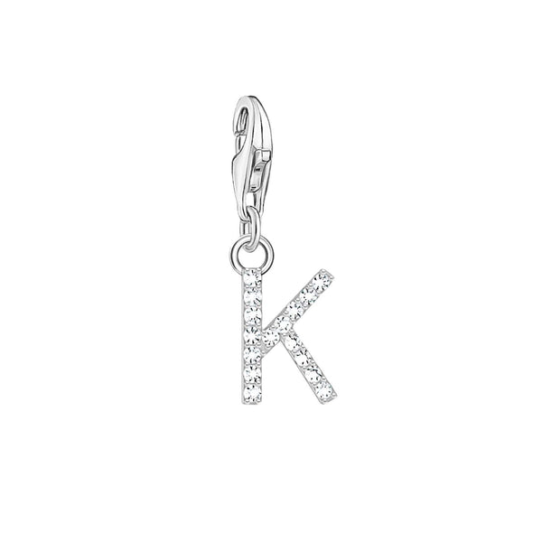 Thomas Sabo Charmista Sterling Silver Letter K Charm Pendant
