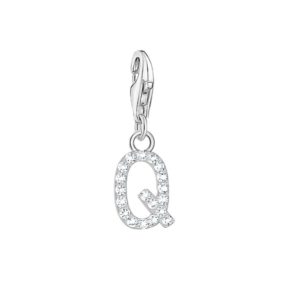 Thomas Sabo Charmista Sterling Silver Letter Q Charm Pendant