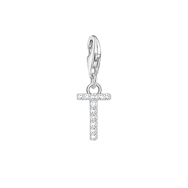 Thomas Sabo Charmista Sterling Silver Letter T Charm Pendant