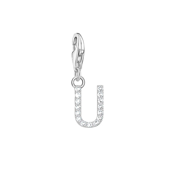 Thomas Sabo Charmista Sterling Silver Letter U Charm Pendant
