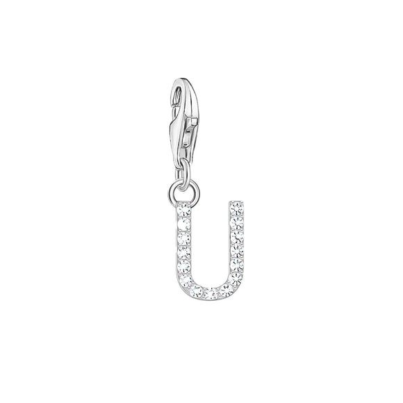 Thomas Sabo Charmista Sterling Silver Letter U Charm Pendant