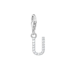 Thomas Sabo Charmista Sterling Silver Letter U Charm Pendant