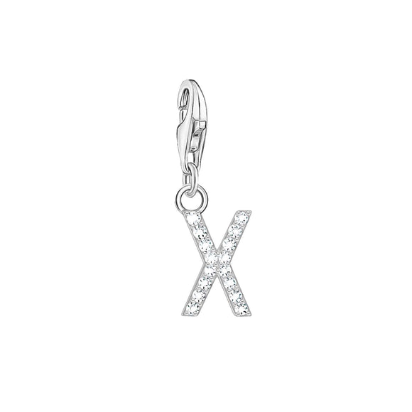 Thomas Sabo Charmista Sterling Silver Letter X Charm Pendant