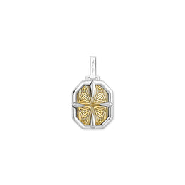 Thomas Sabo Glam & Soul Sterling Silver Gold Compass Pendant, PE867-849-7_3.