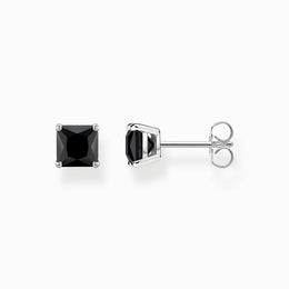 Thomas Sabo Sterling Black Stone Stud Earrings, H2174-024-11.