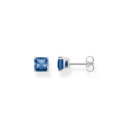 Thomas Sabo Sterling Silver Blue Stone Stud Earrings, H2174-699-32.