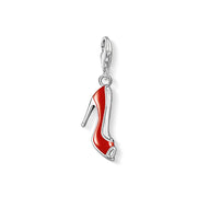 Thomas Sabo Sterling Silver Red Shoe Charm, 0301-007-10.