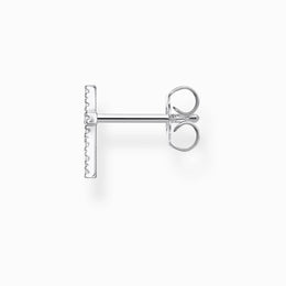 Thomas Sabo Sterling Silver Single Cross Stud Earrings