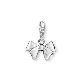 Thomas Sabo Sterling Silver Bow Charm, 0619-001-12.