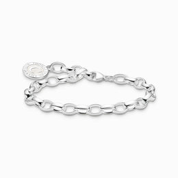 Thomas Sabo Sterling Silver Charmista Member Charm Bracelet with White Coin