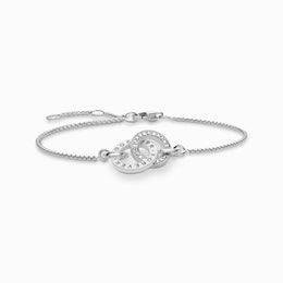 Thomas Sabo Sterling Silver Forever Together Bracelet, A1551-051-14-L19,5V