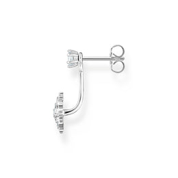 Thomas Sabo Sterling Silver Snowflake Single Stud Earring