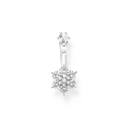 Thomas Sabo Sterling Silver Snowflake Single Stud Earring, H2255-051-14.