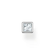 Thomas Sabo Sterling Silver Square Single Stud Earring, H2256-051-14.