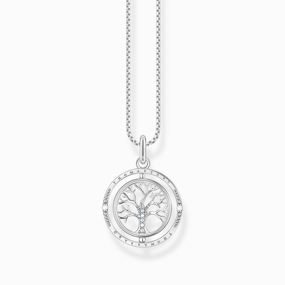 Thomas Sabo Sterling Silver Tree of Love Necklace, KE2148-643-14-L45V