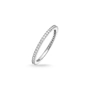 Thomas Sabo Sterling Silver White CZ Pave Eternity Ring, TR1980-051-14-44_2.