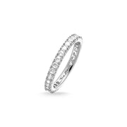 Thomas Sabo Sterling Silver White CZ Pave Eternity Ring, TR1981-051-14-48_2.
