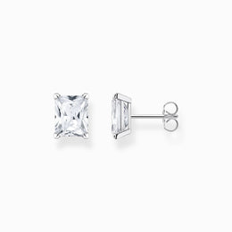 Thomas Sabo Sterling Silver White Stud Earrings, H2201-051-14.