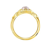 Thomas Sabo Vintage Yellow Gold Agate Diamond Ring D