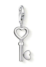 Thomas Sabo Charm Club Sterling Silver Key Charm, 0888-001-12.