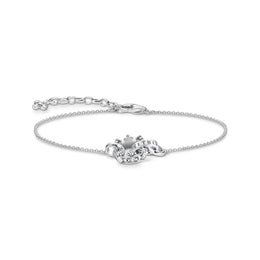 THOMAS SABO CROWN STERLING SILVER FOREVER TOGETHER BRACELET A1982-643-14-L19V
