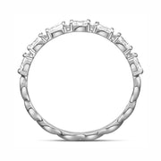 Swarovski Vittore Rhodium Plated Marquise Ring - Size 55