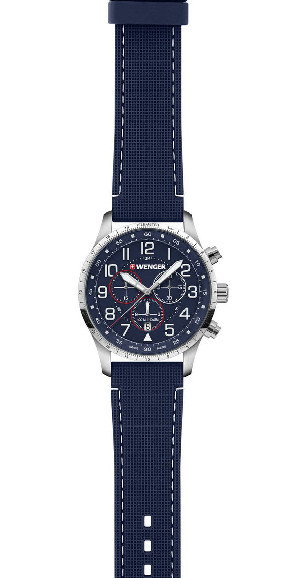 Wenger Attitude Chrono Blue Watch