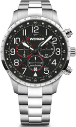 Wenger Watch Attitude Chrono Black 01.1543.120