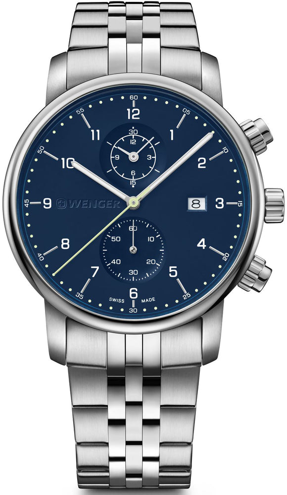 Wenger Watch Urban Classic Chrono Blue 01.1743.124
